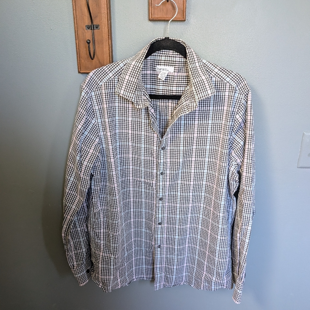 Bar III Men's Button Down Shirt Size L